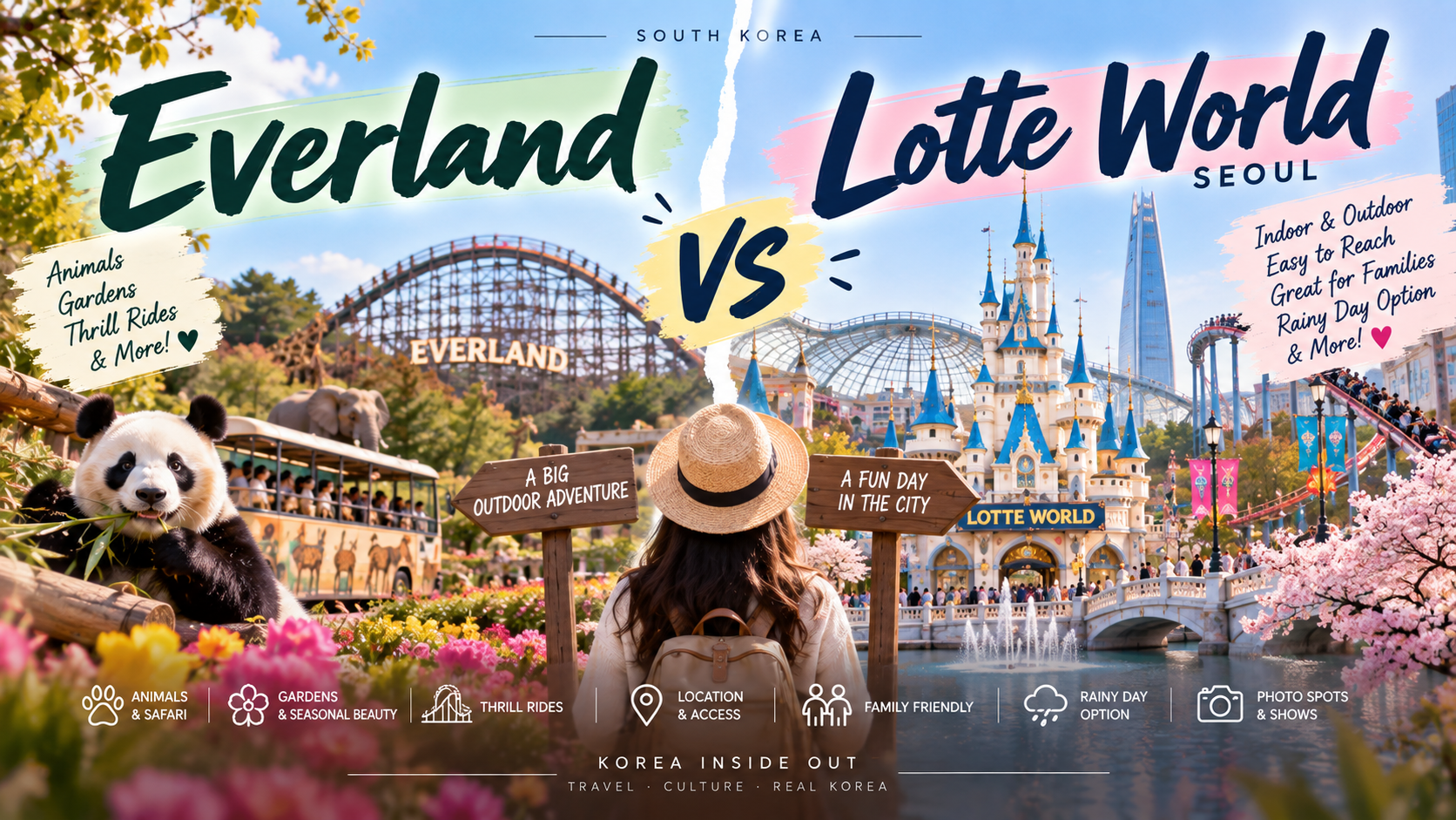 Everland vs Lotte World: Which Korean Theme Park Is Better?
