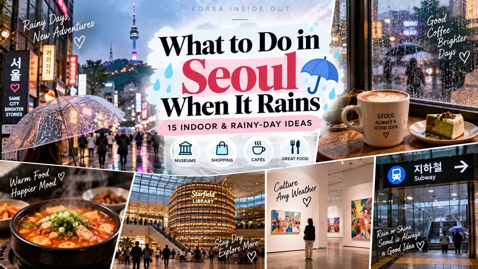 What to Do in Seoul When It Rains: 15 Indoor & Rainy-Day Ideas
