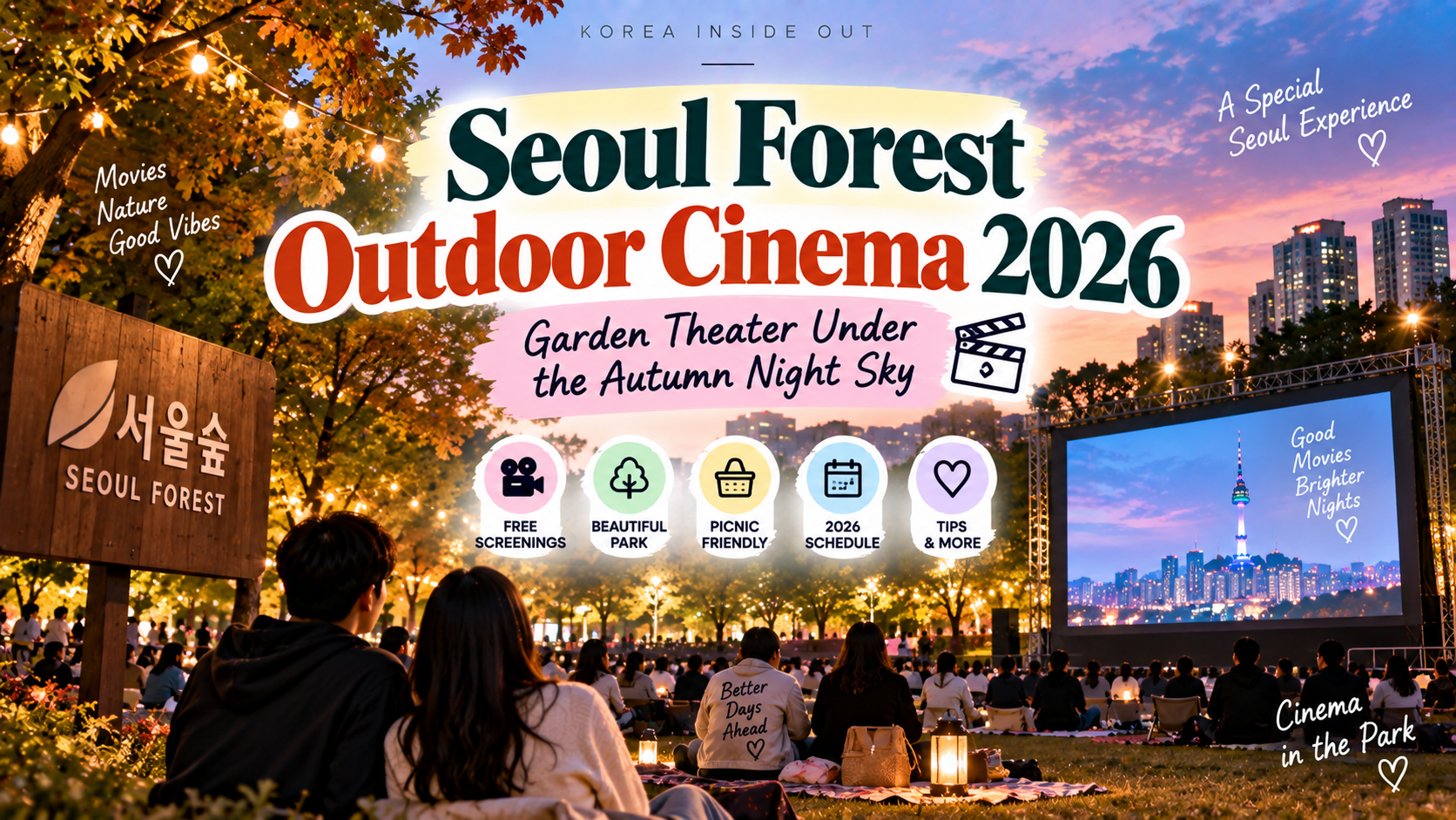 Seoul Forest Outdoor Cinema 2026: Garden Theater Under the Autumn Night Sky