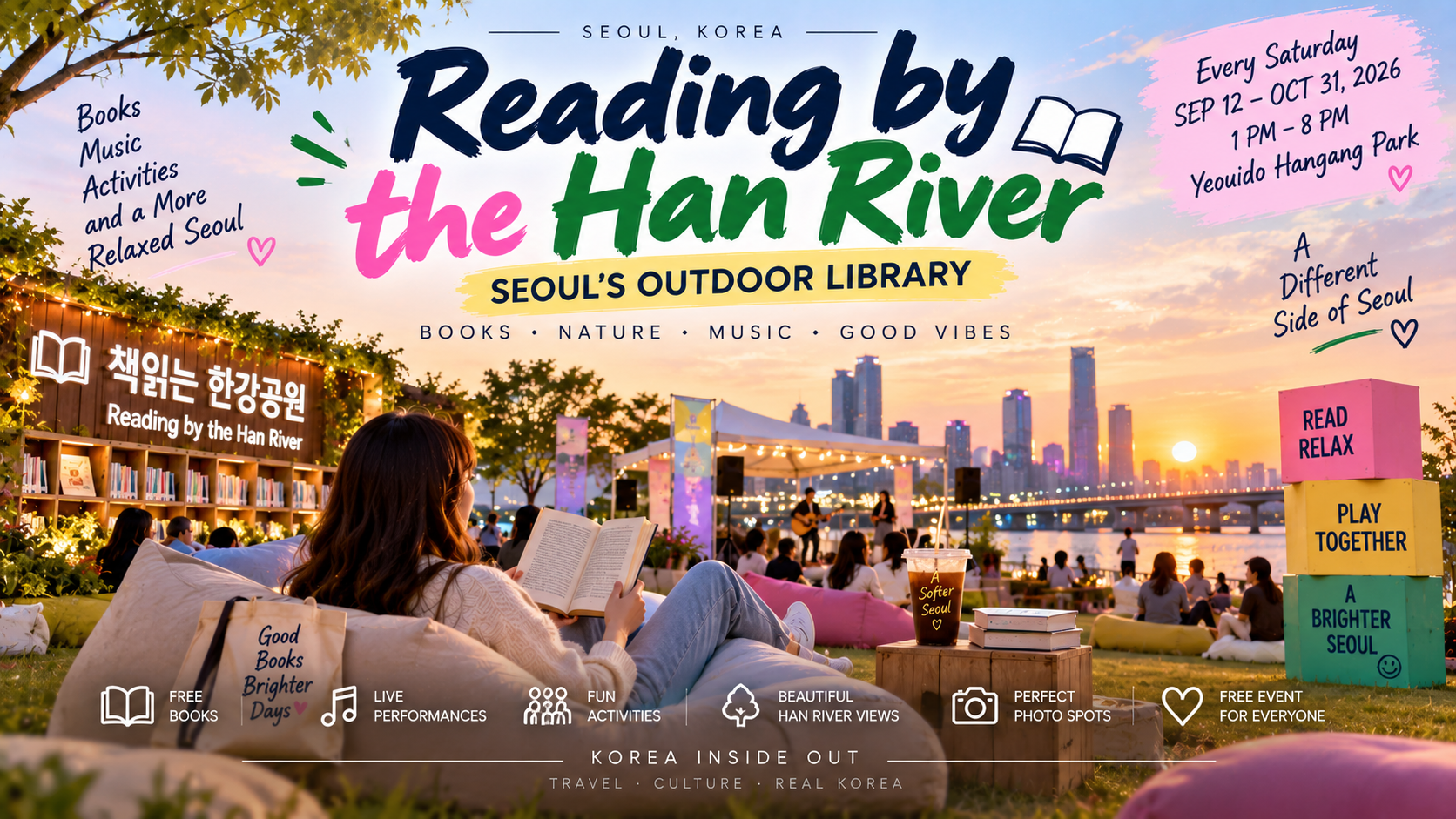 Reading by the Han River: Seoul’s Outdoor Library in 2026