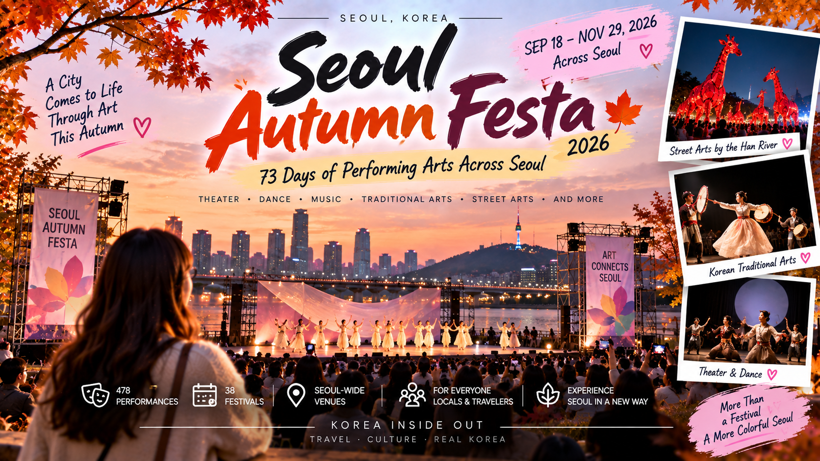 Seoul Autumn Festa 2026: 73 Days of Performing Arts Across Seoul