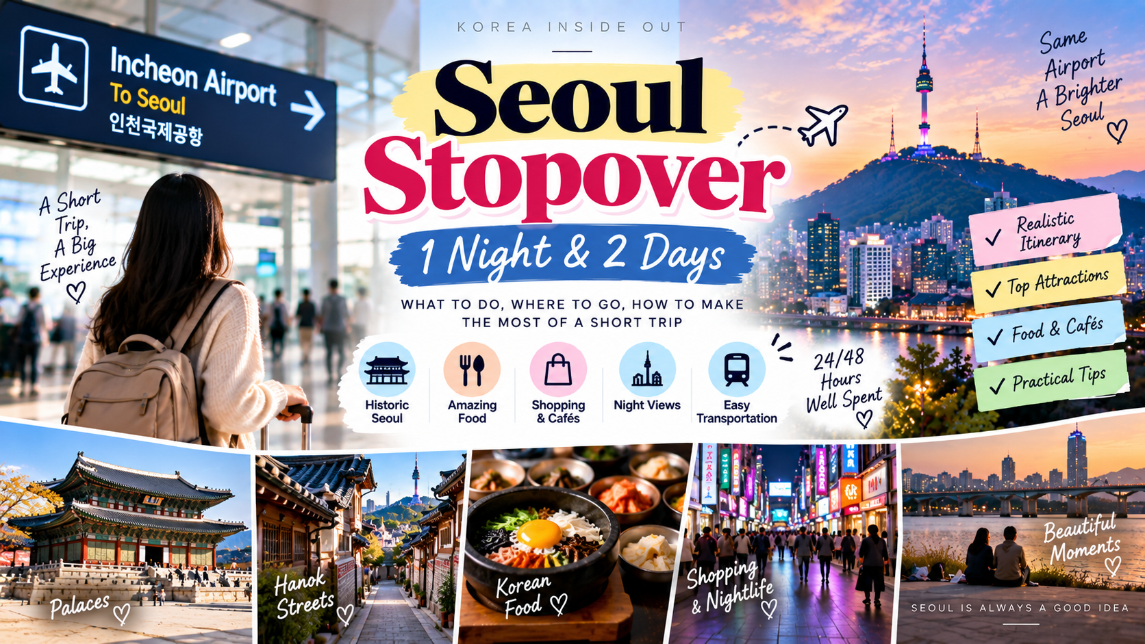 Seoul Stopover: What to Do in 1 Night & 2 Days
